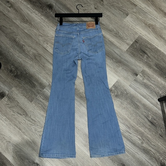 Levi's 726 Flare Bootcut Light Blue Jeans SKU003 - Picture 7 of 8